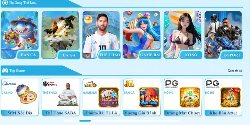 Nhà cái Jun88 có hơn 500 thể loại game